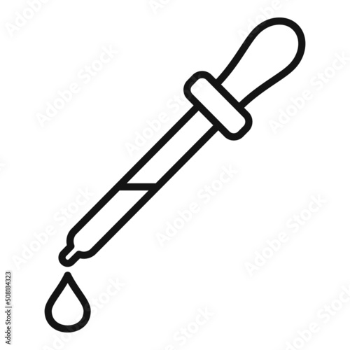 Jojoba oil dropper icon outline vector. Aroma seed