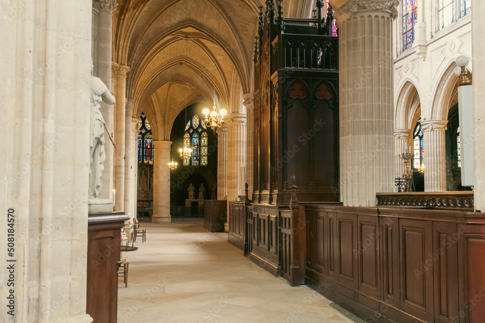 Obraz premium interior of the saint germain church