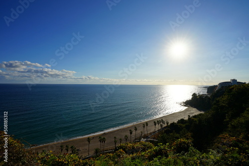 fascinating seascape with clouds