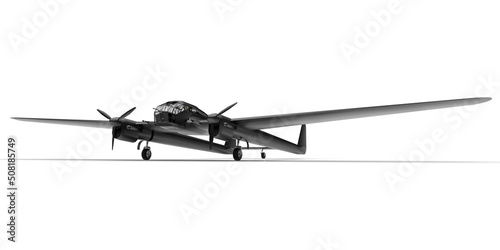 Foto Three-dimensional model of the bomber aircraft of the second world war