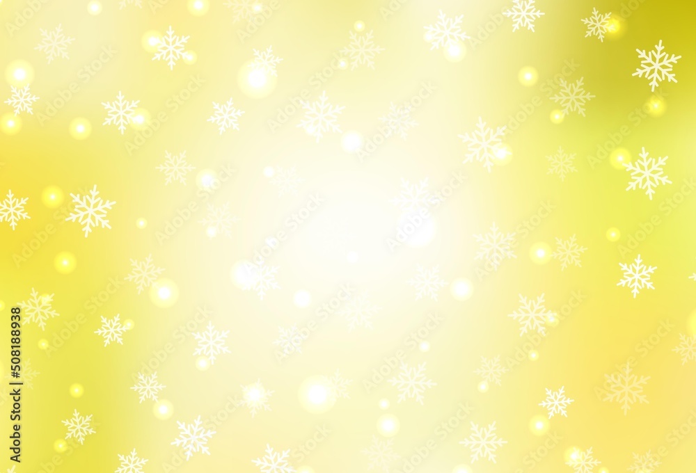 Light Yellow vector texture in birthday style. Light Yellow vector texture in birthday style.