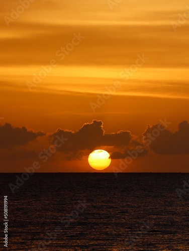 magical sunset over the sea © Abdul Rahman