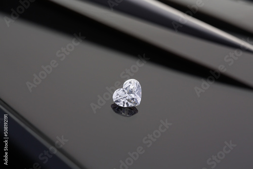 Heart Cut Diamond , diamond heart shape, D colour, Colorless