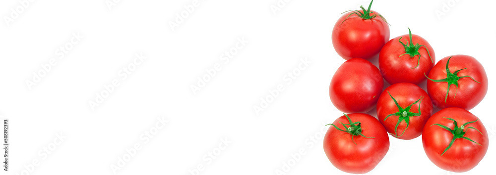 ripe tomatoes on a white background. the concept of cooking tomato sauce. red vegetables on a light texture. juicy pink tomatoes on the table ripe tomatoes on a white background. the concept of cooking tomato sauce. red vegetables on a light texture. juicy pink tomatoes on the table
