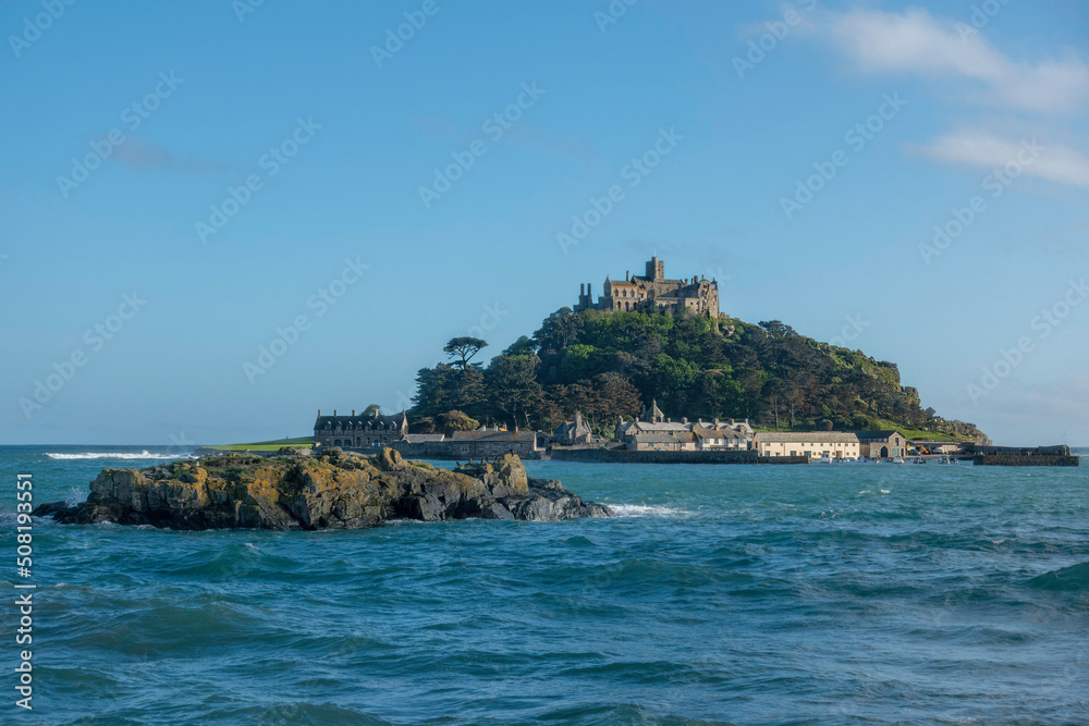 St Michael's Mount off the Coast of Cornwall