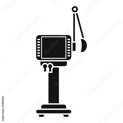 Patient ventilator machine icon simple vector. Medical equipment