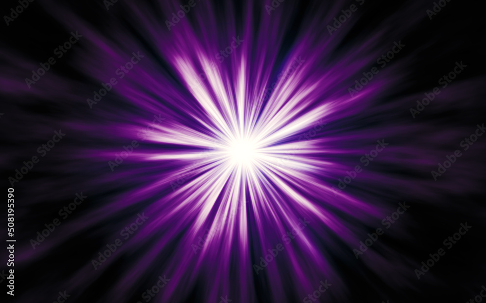star ray light speed background purple