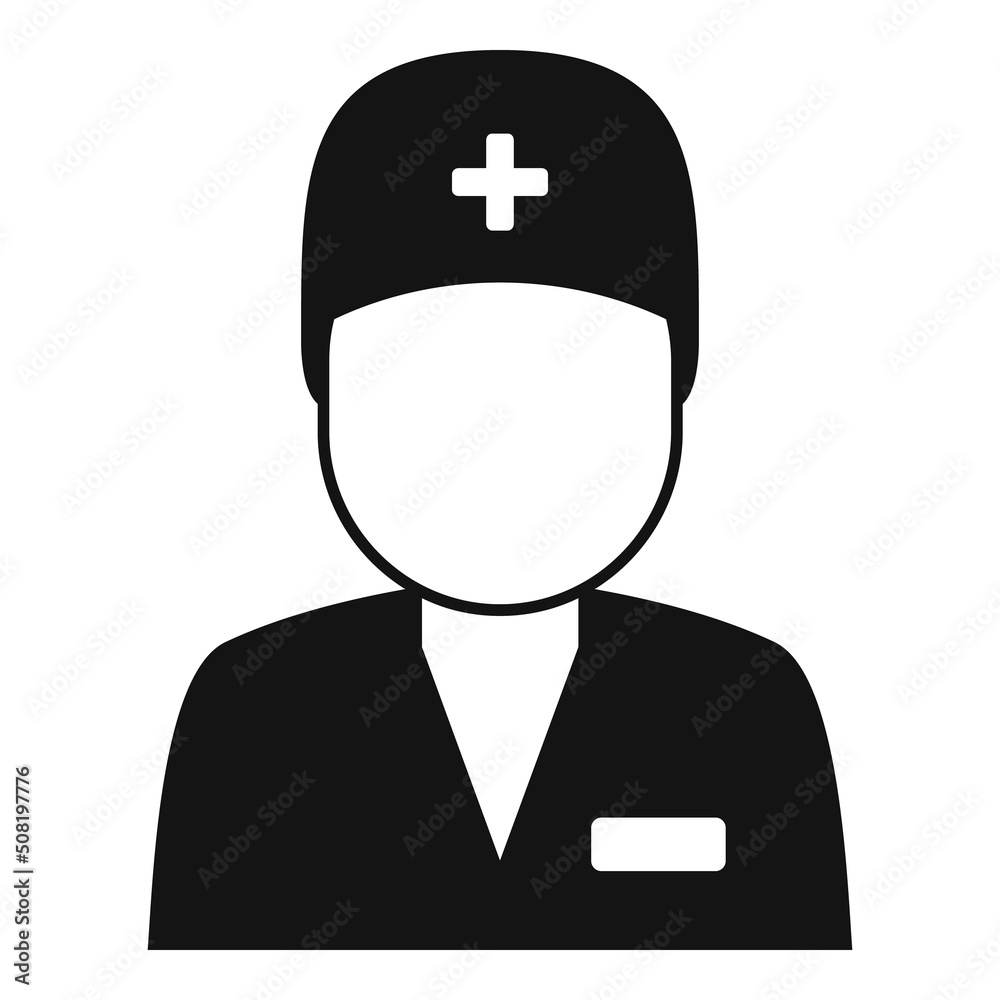 Medicine nurse icon simple vector. Family health Medicine nurse icon simple vector. Family health