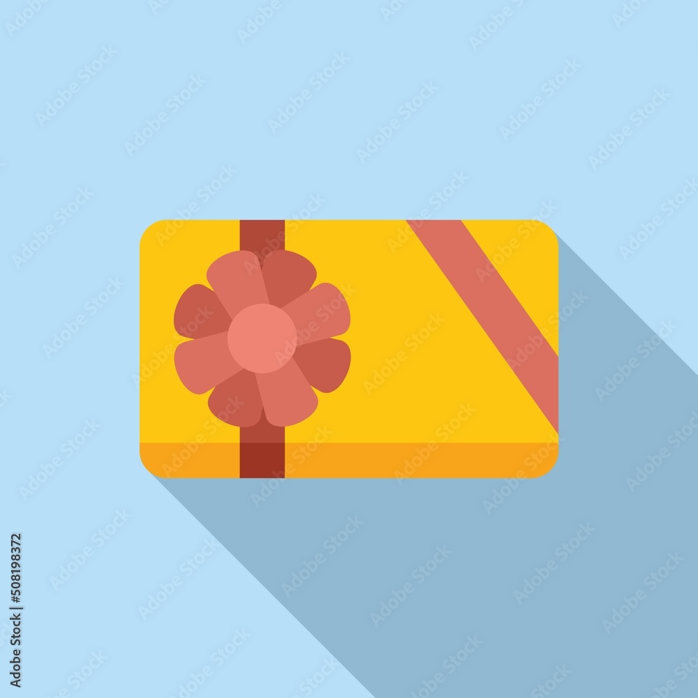 Event management gift icon flat vector. Work task Event management gift icon flat vector. Work task