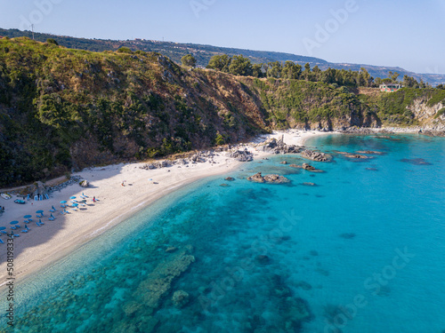 Michelino beach, Tropea, Vibo Valentia, Calabria, Italy