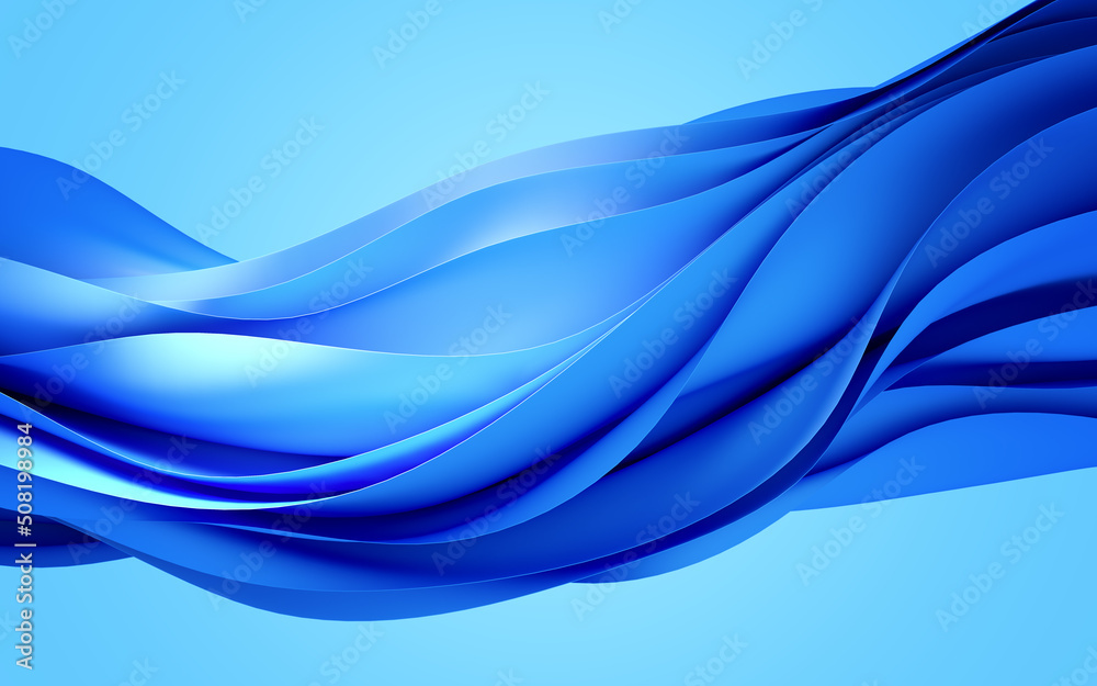 3d render, abstract modern background, folded ribbons macro, fashion wallpaper with wavy layers. 3d render, abstract modern background, folded ribbons macro, fashion wallpaper with wavy layers.