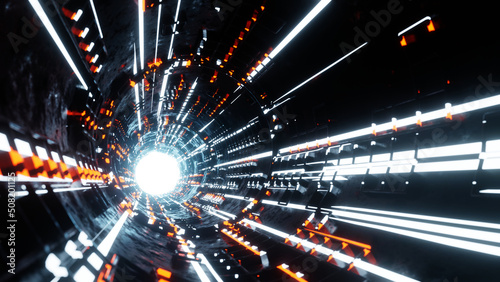 abstract digital sci-fi hud