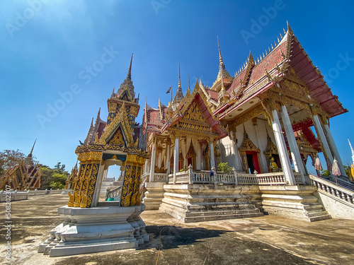 Wat Phai Rong Wua temples  buddhas and sculptures in Suphan Buri  Thailand