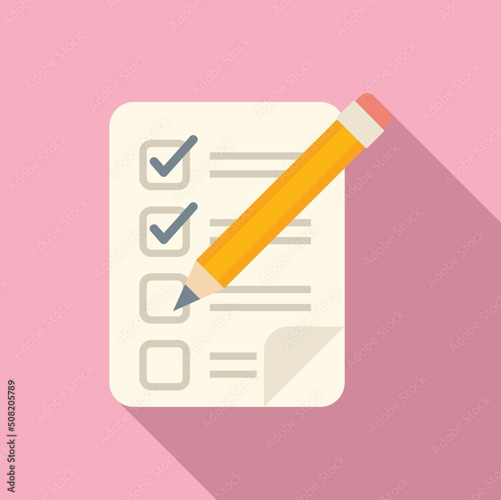 Solution to do list icon flat vector. People problem Solution to do list icon flat vector. People problem