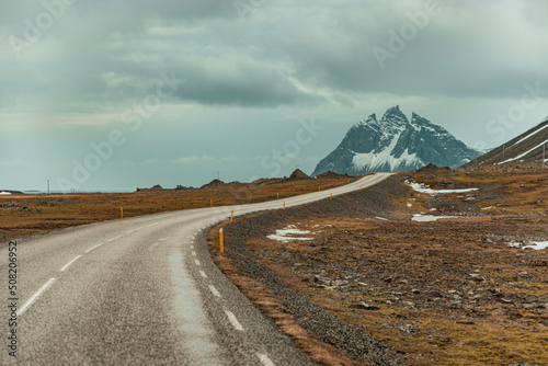 Iceland - A road in the mountains