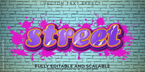 Street Editable Text 