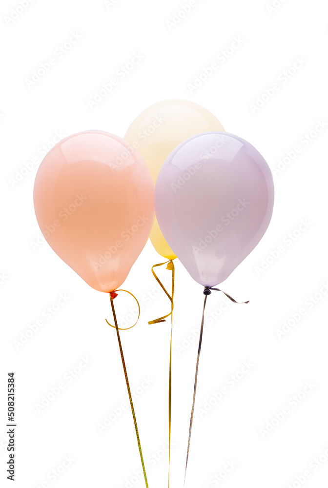 balloons isolated