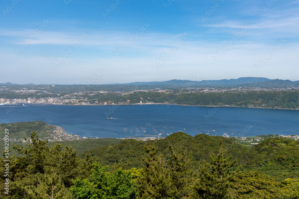 桜島湯の平展望所からの眺望