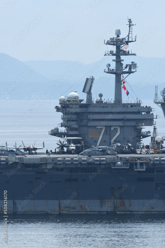 CVN-72 USS Abraham Lincoln Digital Art By Mil Merchant