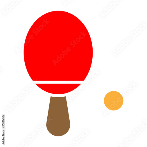 table tennis paddle icon