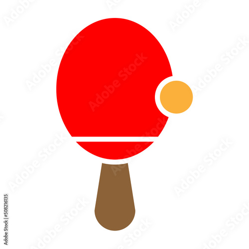 table tennis paddle icon