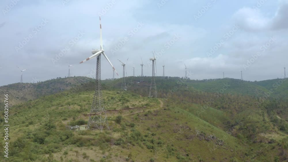 Windmill farm on the hills Windmill farm on the hills