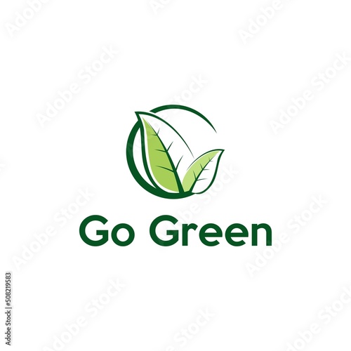 green leaf logo