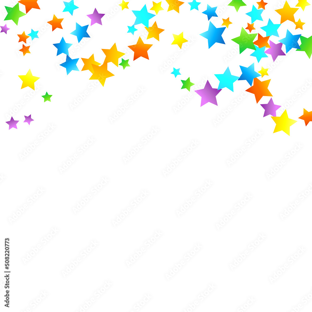 Rainbow Festive Confetti. Carnival Star Falling. Rainbow Festive Confetti. Carnival Star Falling.