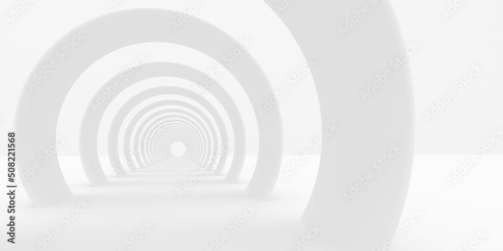 Obraz premium abstract circles background - web banner