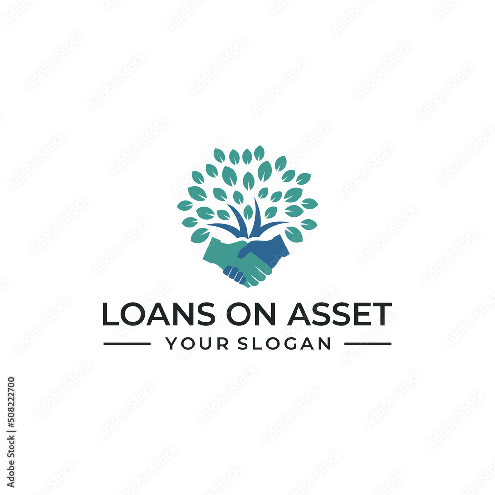tree financial, loan, investment logo design vector