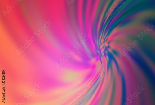 Light Pink  Yellow vector blurred bright pattern.