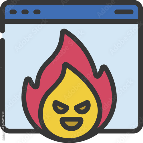 Evil Fire Website Icon