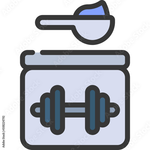 Workout Drink Powder Icon
