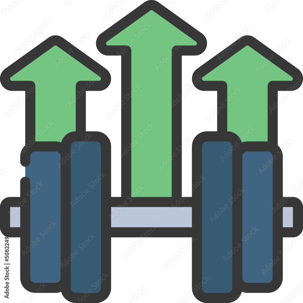 Increase Weight Icon Increase Weight Icon