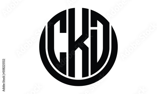CKD shield with round shape logo design vector template | monogram logo | abstract logo | wordmark logo | lettermark logo | business logo | brand logo | flat logo.