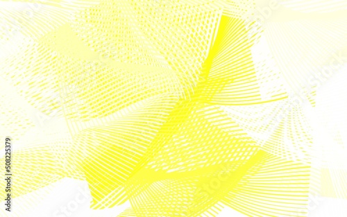 Light Yellow vector backdrop with memphis shapes. © smaria2015