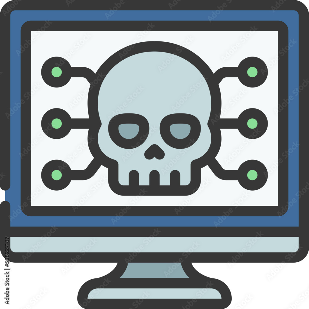 Cyber Attack Icon