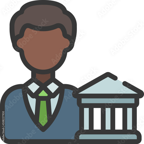 Male Banker Icon