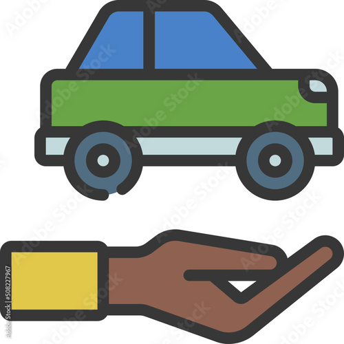Give Car Loan Icon