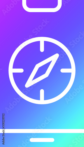 Free Download Compass Vector Icon Design Illustration - GFXLoad