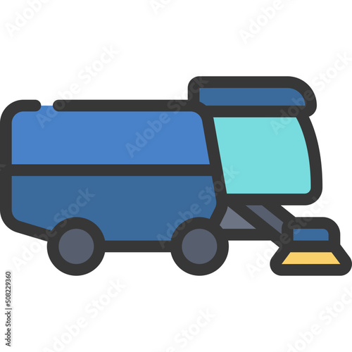 Street Sweeper Vehicle Icon