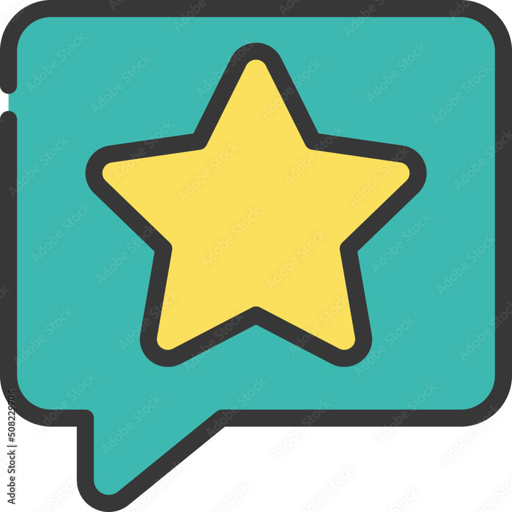 Obraz premium Favourite Message Icon