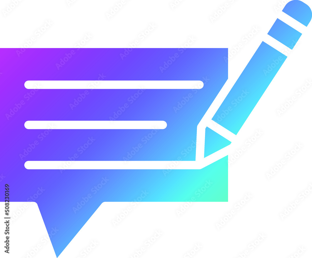 Commentary Vector Icon Design Illustration Commentary Vector Icon Design Illustration