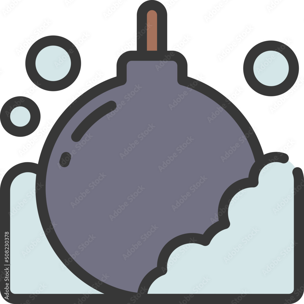 Obraz premium Smoke Bomb Icon