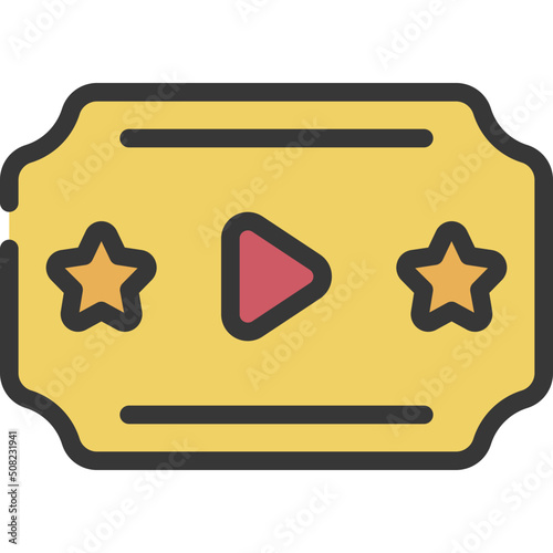 Cinema Ticket Icon