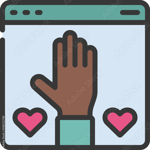 Volunteering Website Icon