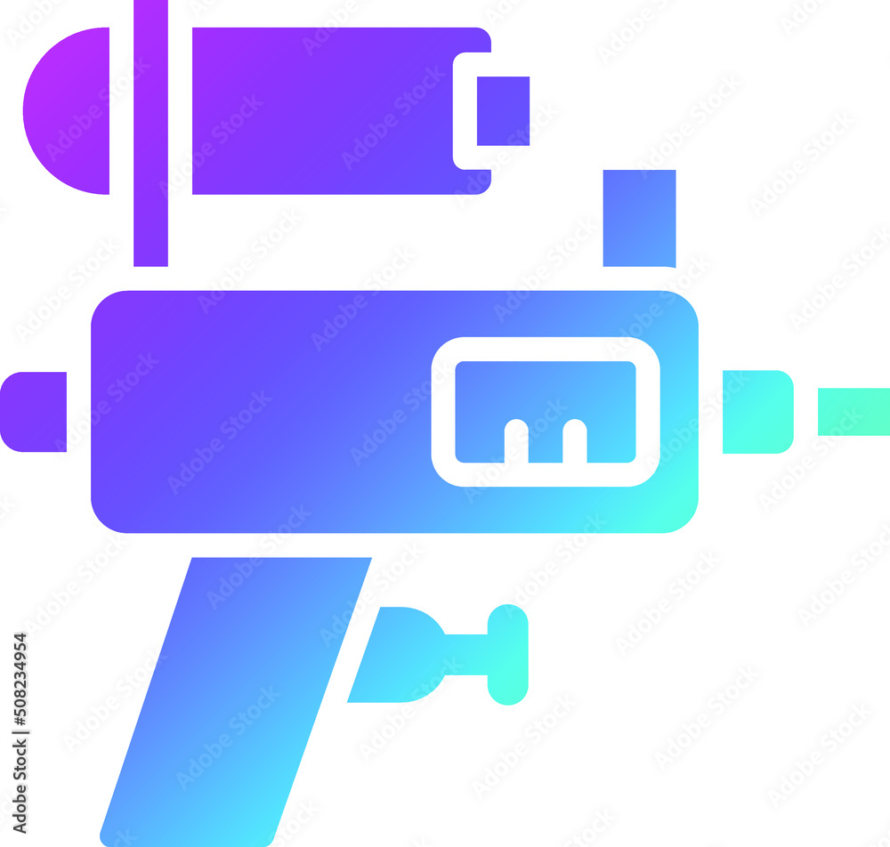 Water gun Vector Icon Design Illustration Water gun Vector Icon Design Illustration