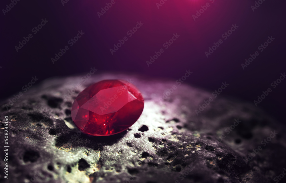 Red Sapphire Ruby Gemstone Red Sapphire Ruby Gemstone