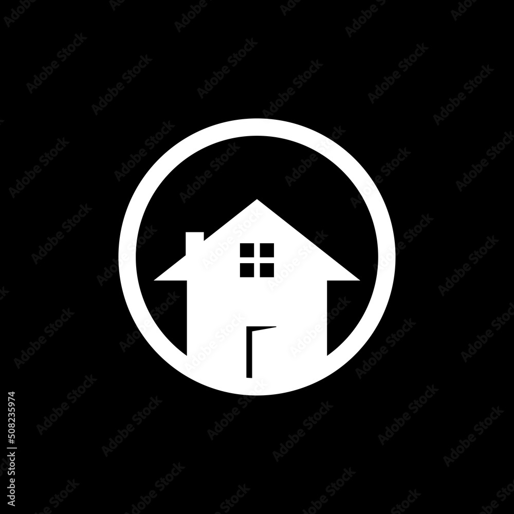 House Circle Logo Vector Images House Circle Logo Vector Images