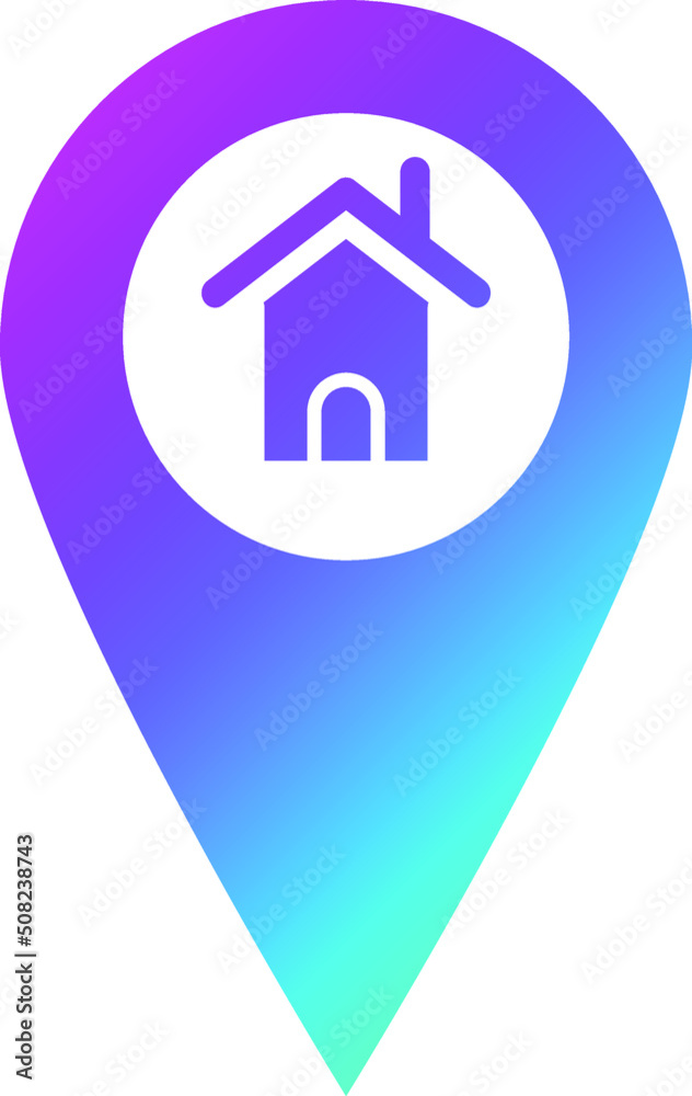 Home Location Vector Icon Design Illustration Home Location Vector Icon Design Illustration